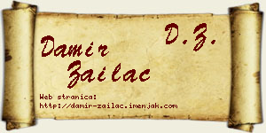 Damir Zailac vizit kartica